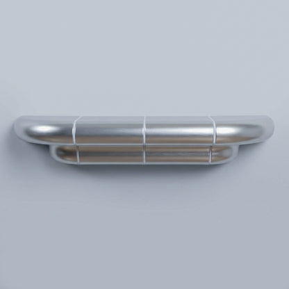 Orbi shelf size M in Steelcito finish, front view