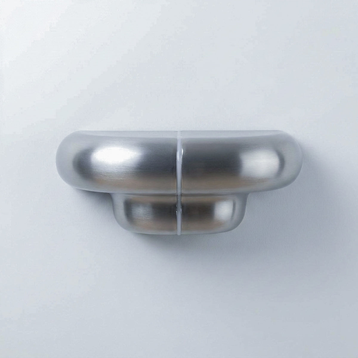 Orbi shelf size XS in Steelcito finish, front view